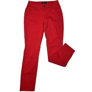 Earl Jeans Red Skinny Jeans Women’s Size 2 – Y2K Stretch, Mid-Rise, Soft, EUC